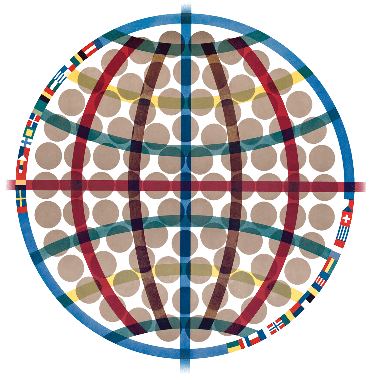 GDOTS_Atomic_Globe_Supplier Globe with other countries around it. Celebrating diversity.